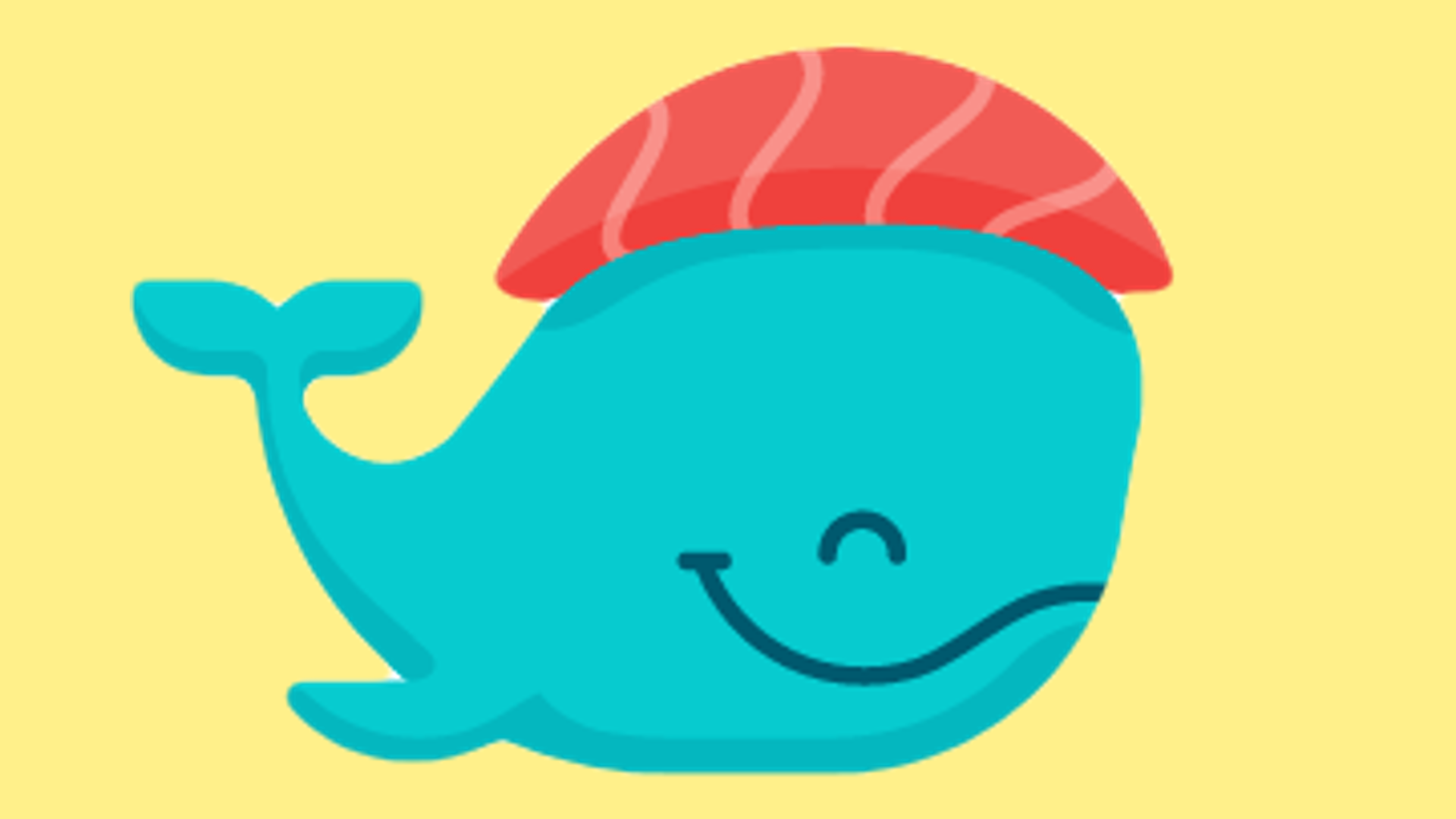 The Dokku logo which is a friendly whale with a captain's hat (I think).